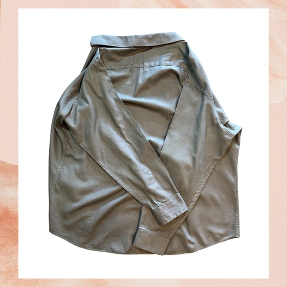 Apt. 9 Gray Soft Long Sleeve Button-Down Shirt - Picture 4 of 4